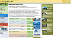 Desktop Screenshot of chiemsee-gast.de