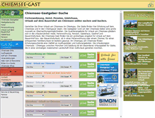 Tablet Screenshot of chiemsee-gast.de